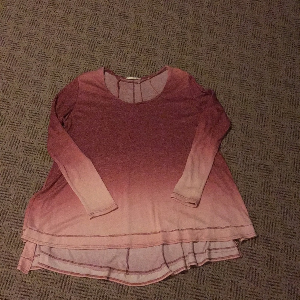 Tie dye caged top